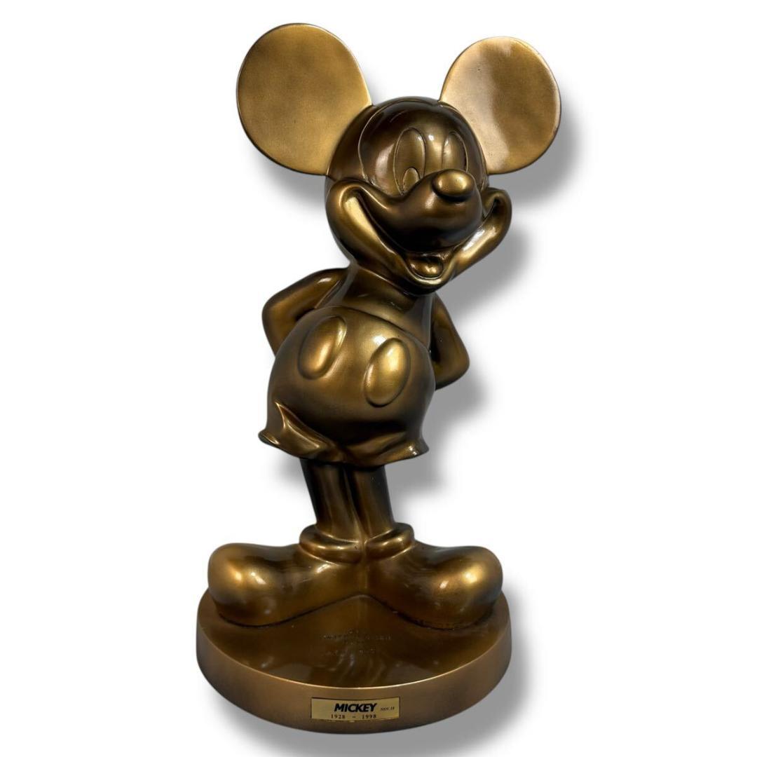 【希少品】Disney ミッキー ブロンズ像 3000体限定 約1998年