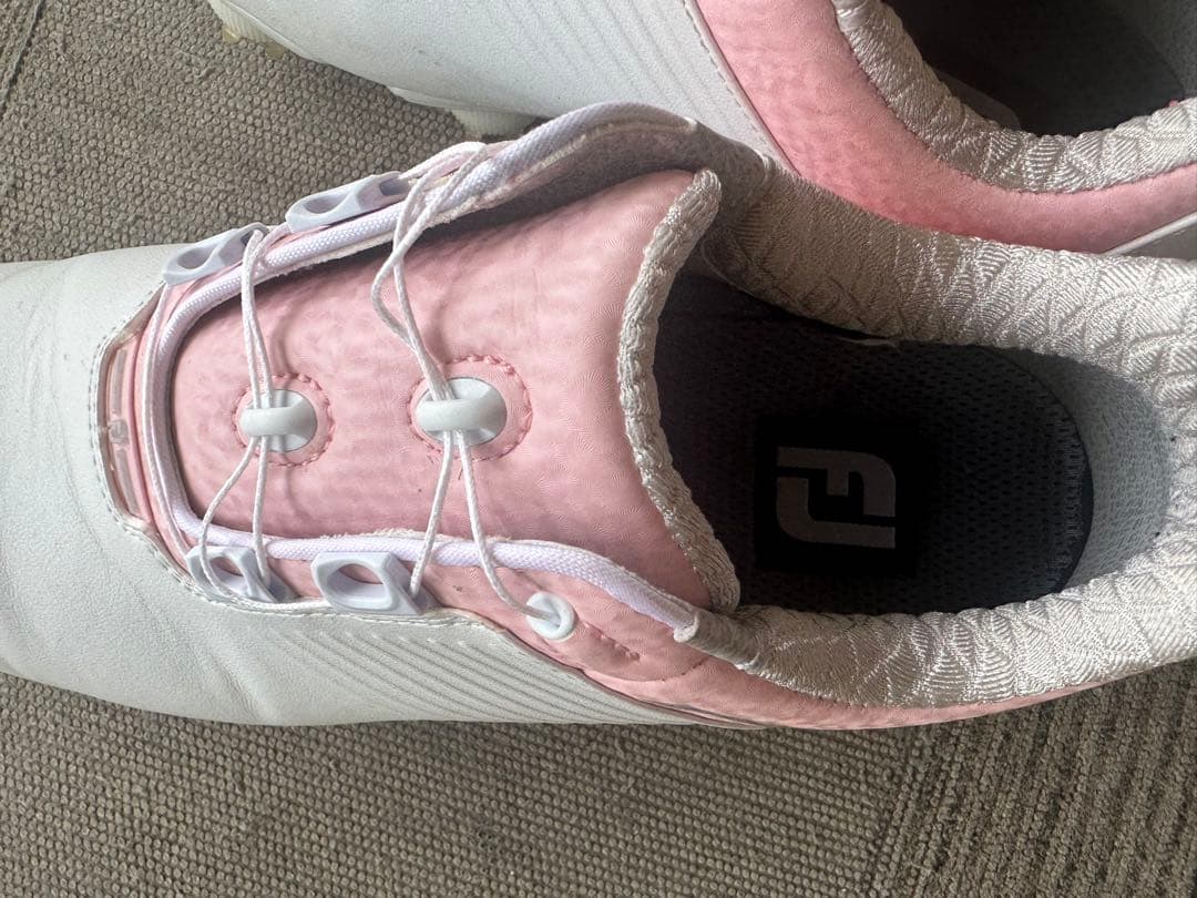 FootJoy ゴルフシューズ 女性用 ホワイト/ピンク