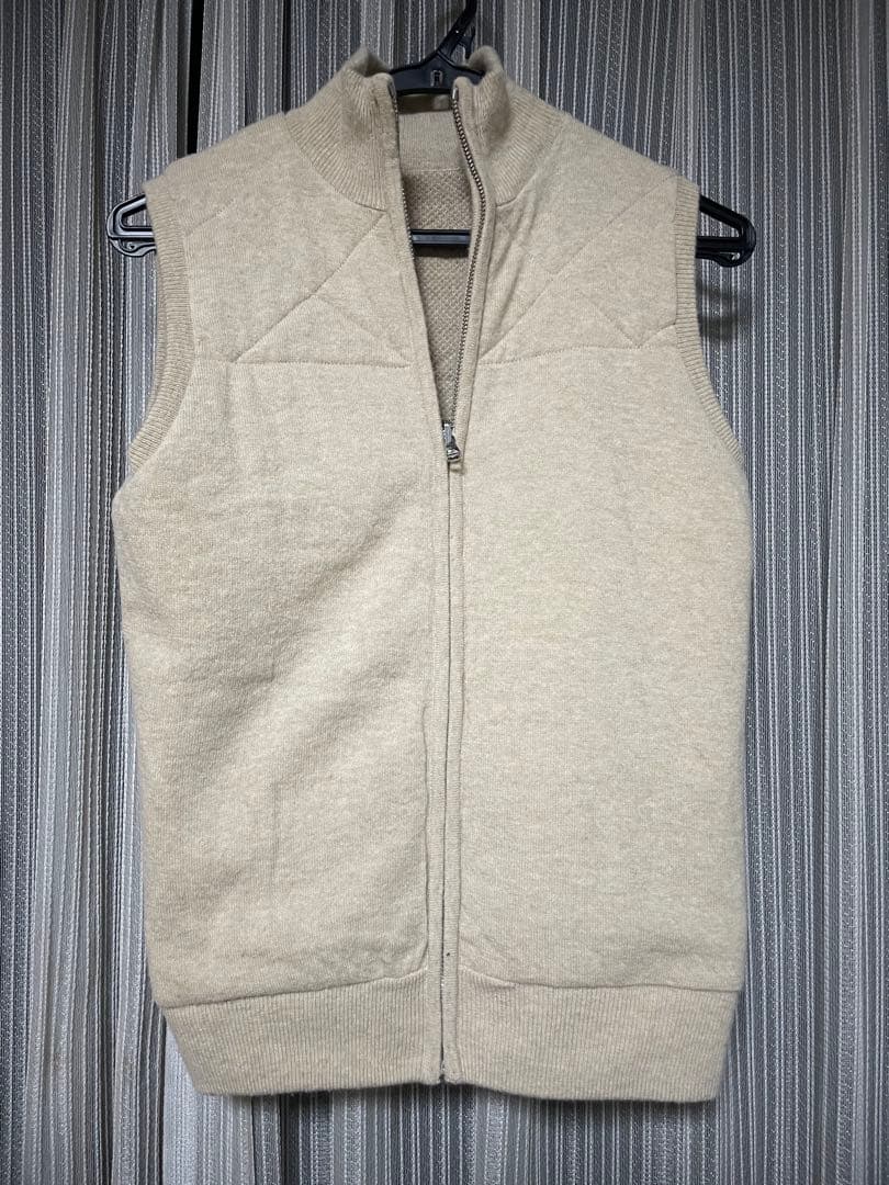 ラルフローレン　ポロゴルフ　ウールカシミヤ リバーシブルベスト S