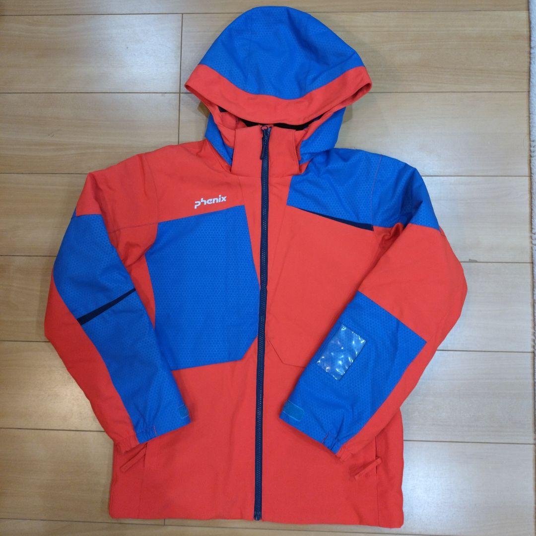 美品　Phenix 子ども用スキーウェア 赤/青　160