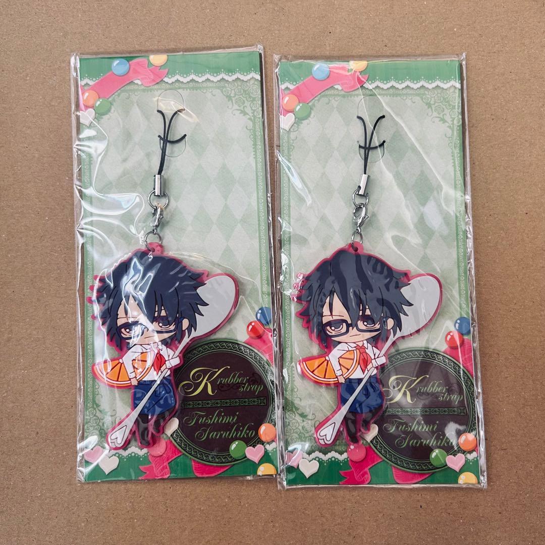 K 伏見猿比古 缶バッジ ラバスト フィギュア ドリーム☆クッションカバー