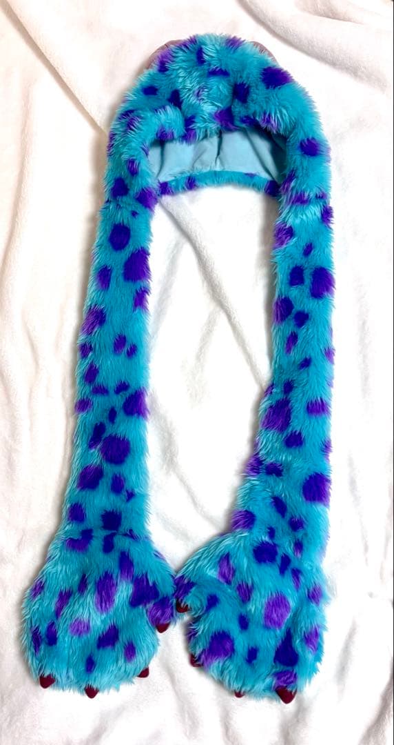 ディズニー ファンキャップ サリーマフラー手袋一体型＋レッグウォーマー 試着のみ