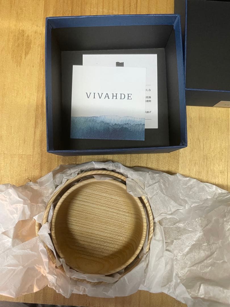 【新品】VIVAHDE 山のうつわdemiナチュラル