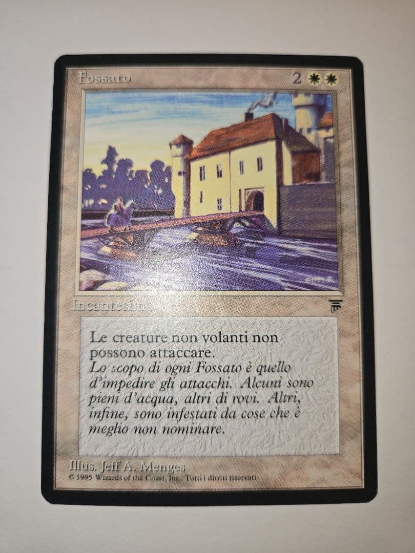 ラスト一枚【美品】Moat　MTG　イタリア語　希少　限定品　EDH