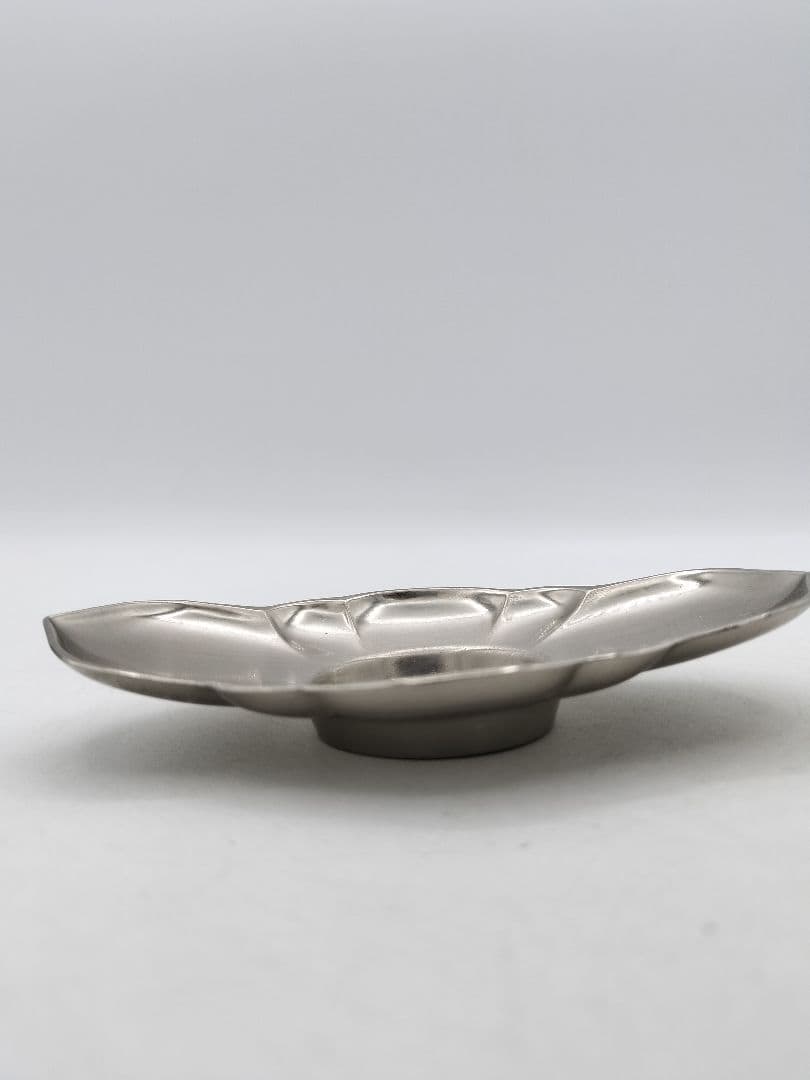 c809 煎茶 茶托 剣木瓜型 五客　乾茂號造印あり　茶道具 古物