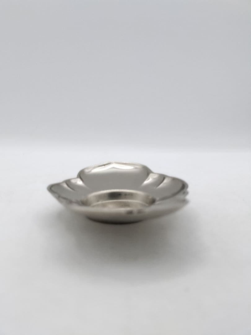 c809 煎茶 茶托 剣木瓜型 五客　乾茂號造印あり　茶道具 古物