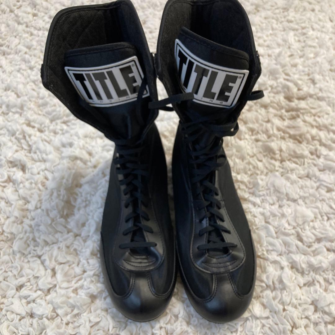 TITLEタイトル　ボクシング　ハイカットシューズ　USサイズ10 27.5