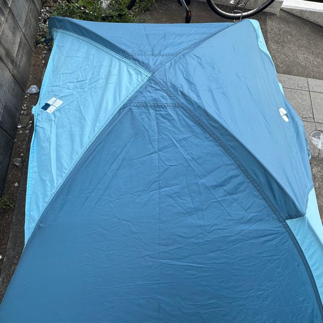 人気モンベル　クロノスドーム2 山岳テント　ブルー軽量コンパクト