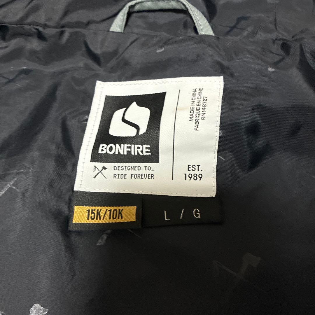 定価3.9万 ボンファイアスノーボード PITCH SHELL JACKET L