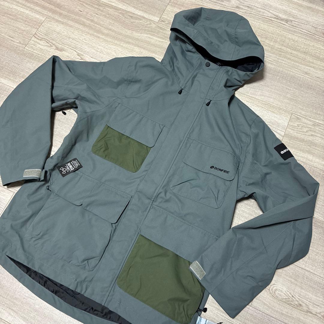 定価3.9万 ボンファイアスノーボード PITCH SHELL JACKET L