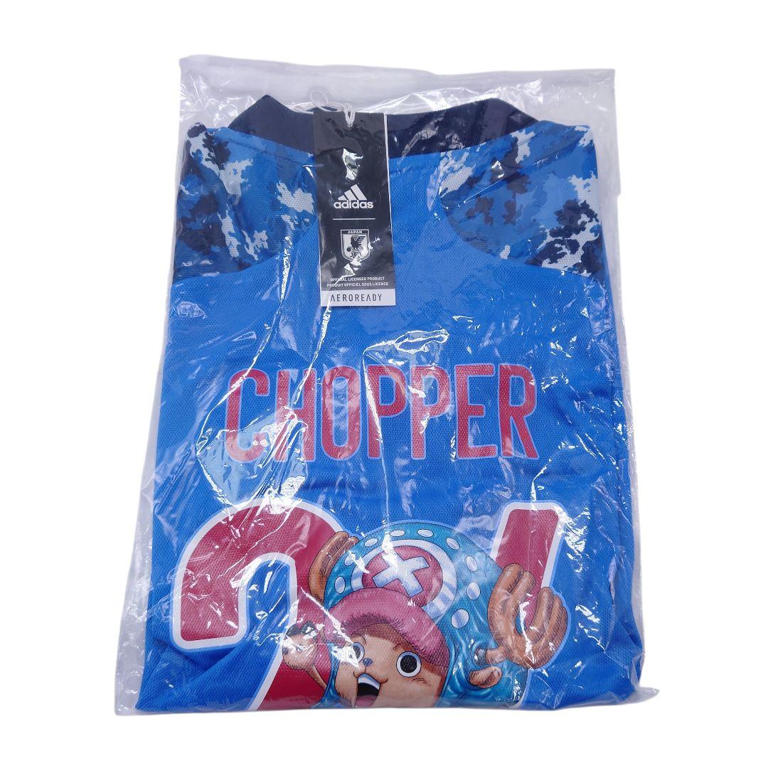 【激レア】ワンピース×サッカー日本代表×アディダス　ユニフォーム　チョッパー M