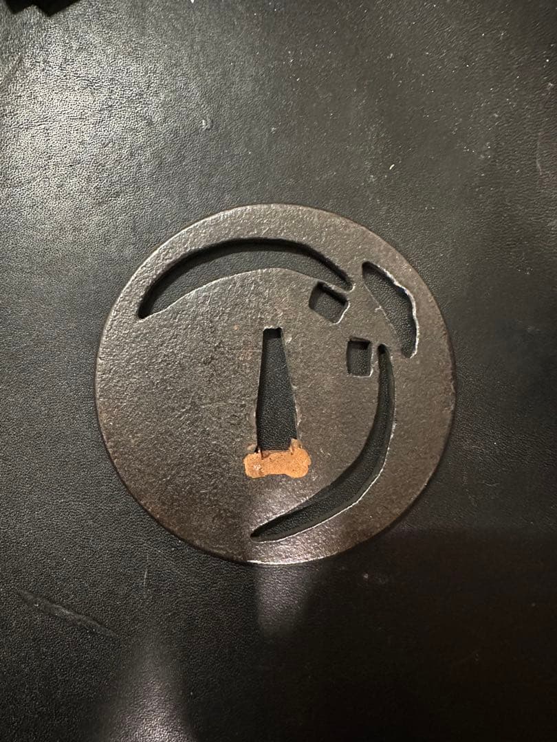 鍔　剣花菱　謎図柄　2枚