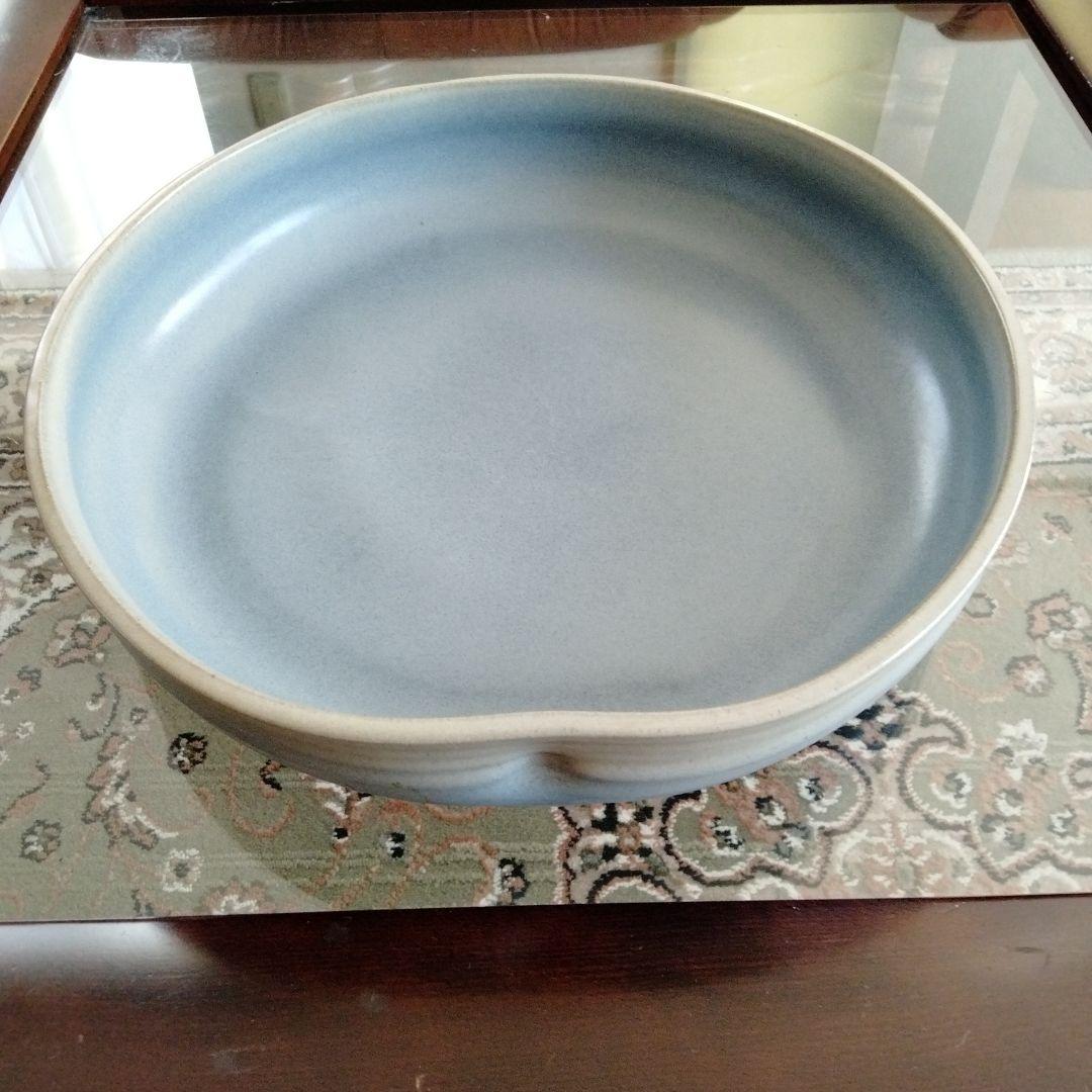 中国骨董　水盤 文房具【超大水盤、青磁洗】旧家蔵陶磁器名品　希少貴重コレクション