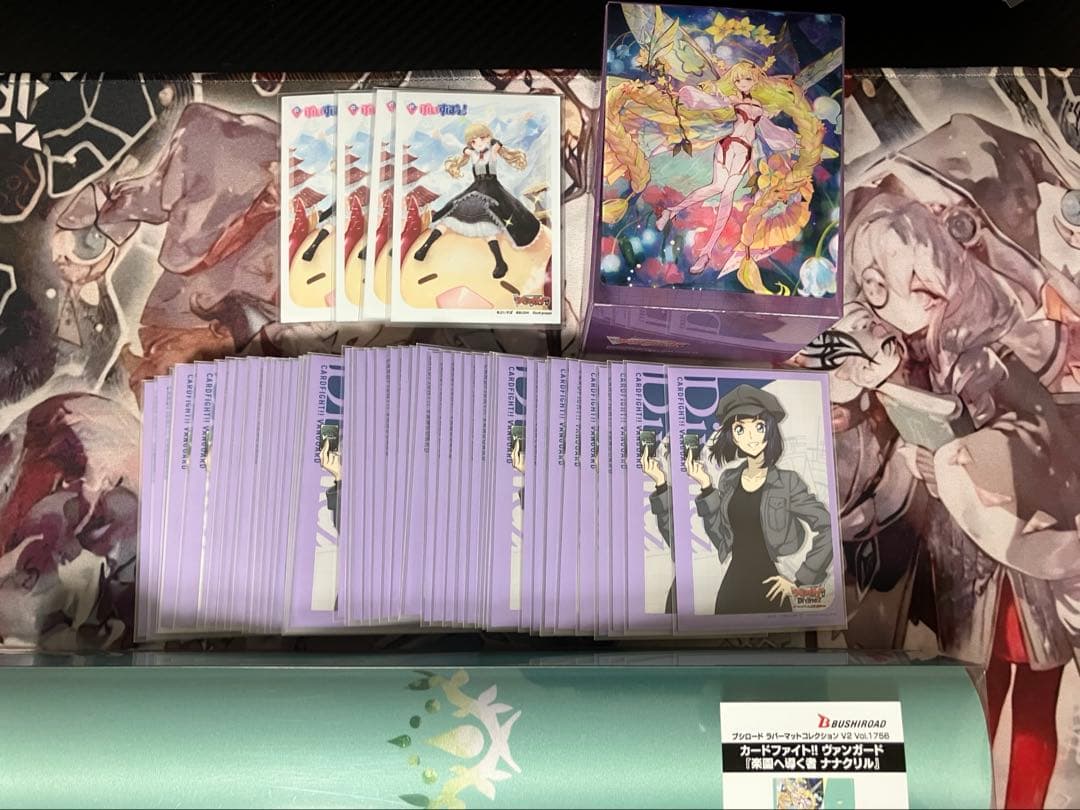 ナナクリルデッキ 美夜呼ルカスリーブ、デッキケース、プレイマット