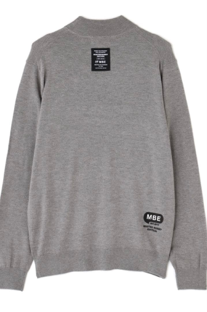 新品 パーリーゲイツ マスターバニー カシミヤ混 タートルネックニット(5)L