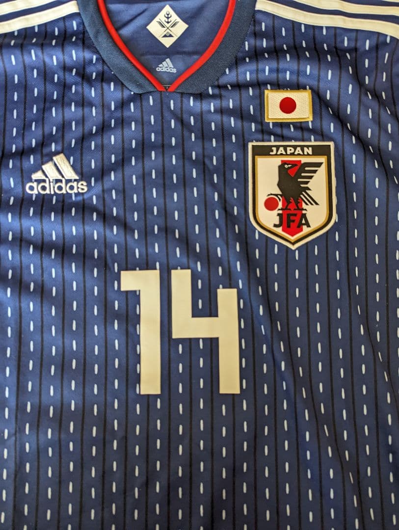 正規品 アディダス サッカー日本代表ユニフォーム 18/19 久保建英マーキング