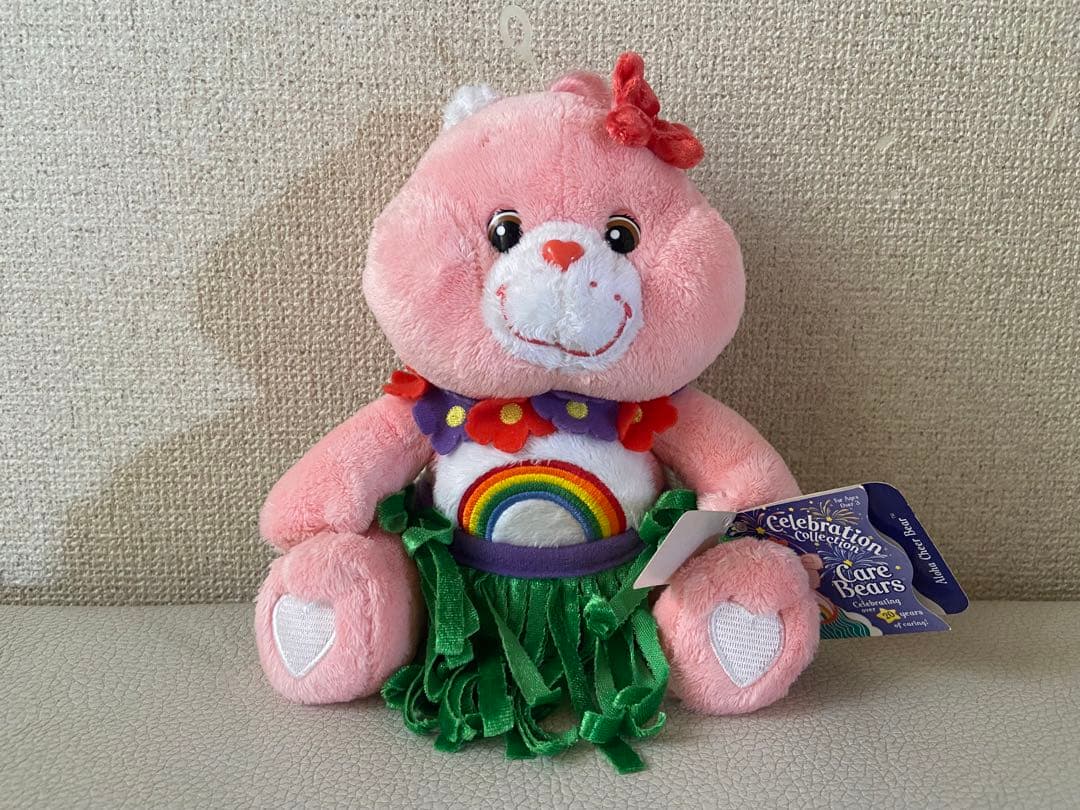ケアベア ぬいぐるみ　フラダンス　チアベア