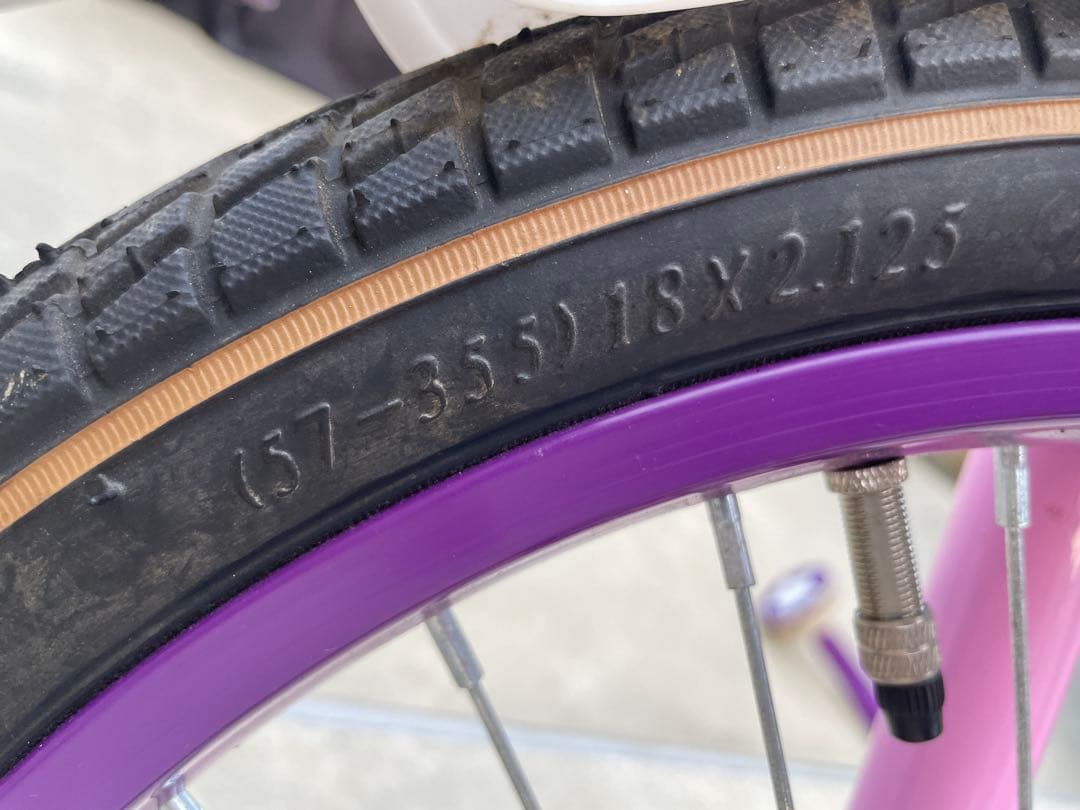 【引取限定】子供用自転車 18インチ ピンク 中古 美品