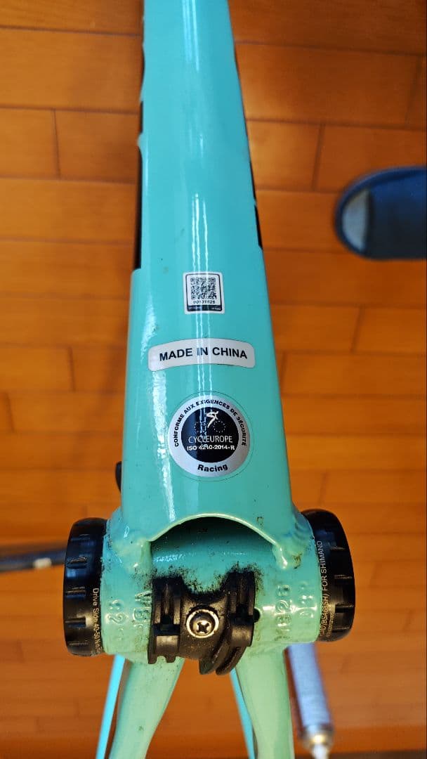 な*ん様 2020年　Bianchi via nirone7 フレーム、サドル