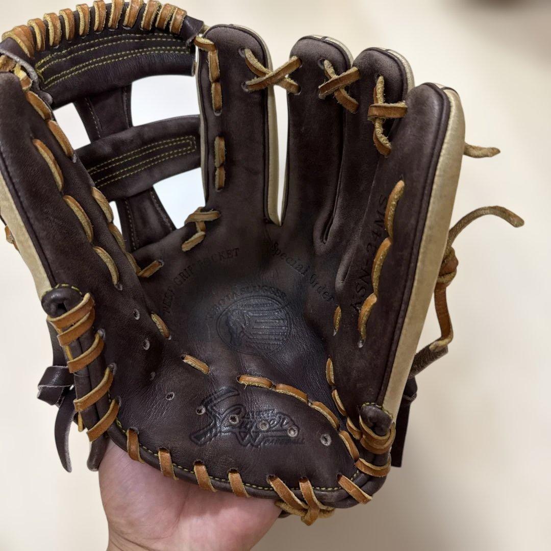 スラッガー　軟式グローブ ブラウン/ベージュ