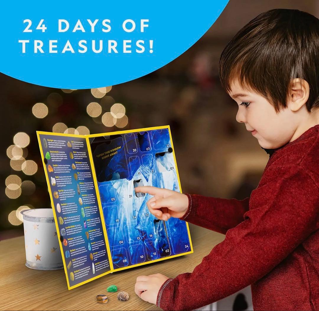 ナショナルジオグラフィック 2022年アドベントカレンダー 鉱石 宝石 化石