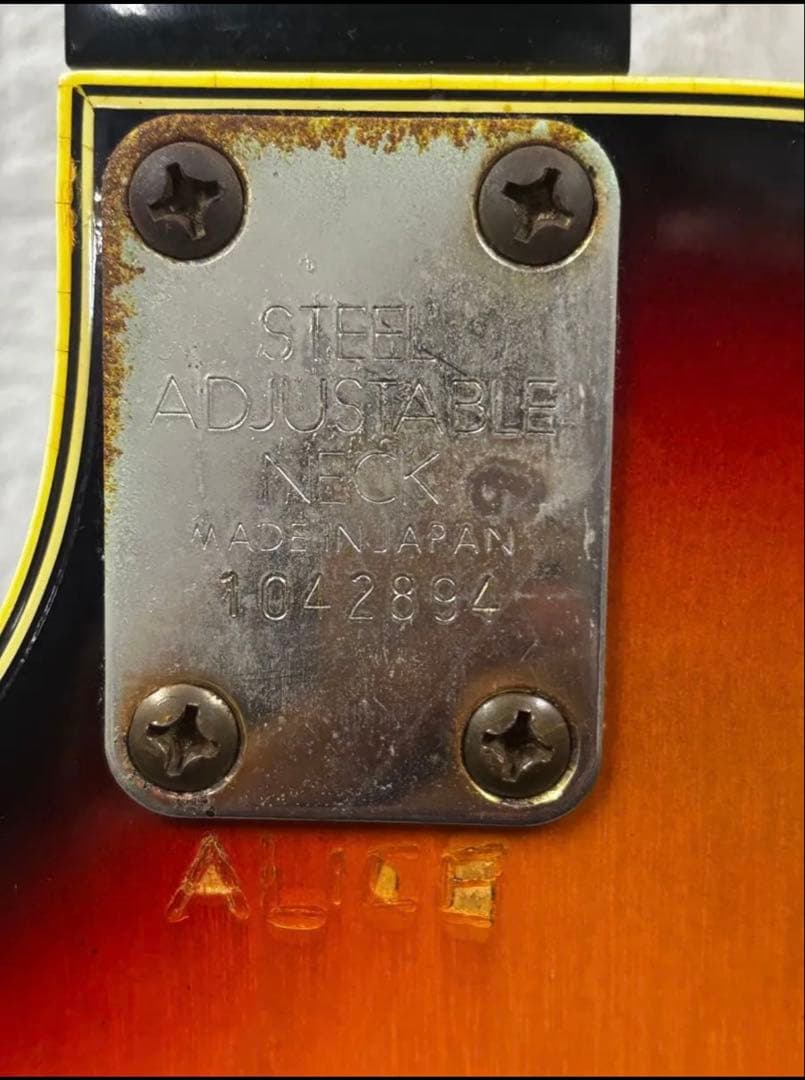 エレキギター サンバースト 日本製