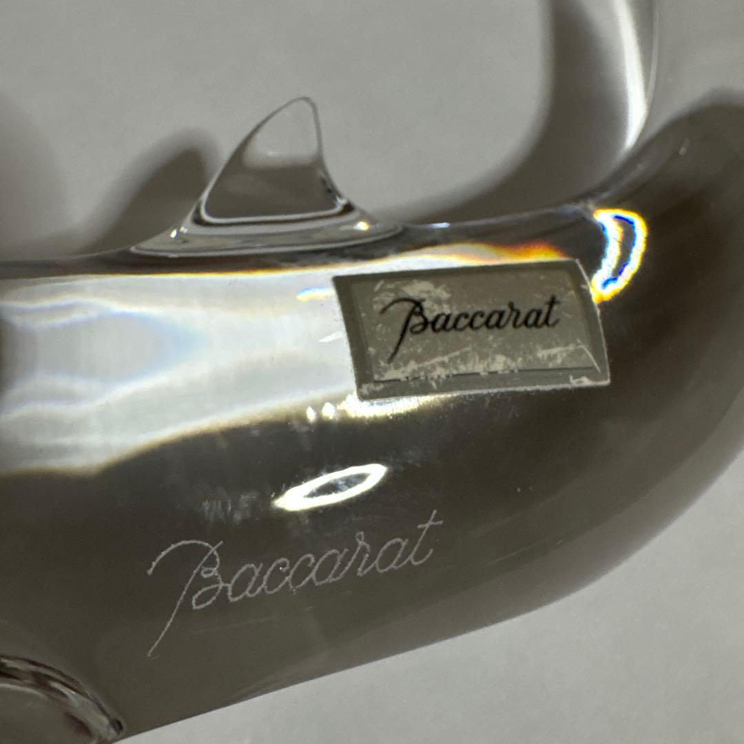 バカラ　Baccarat イルカ　置物　インテリア　グラス