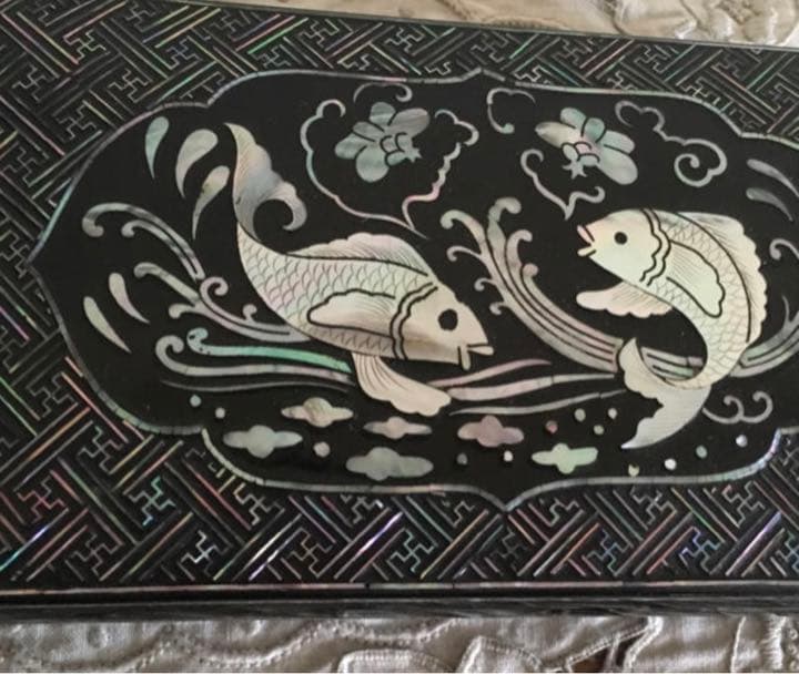 螺鈿細工 小物入れ