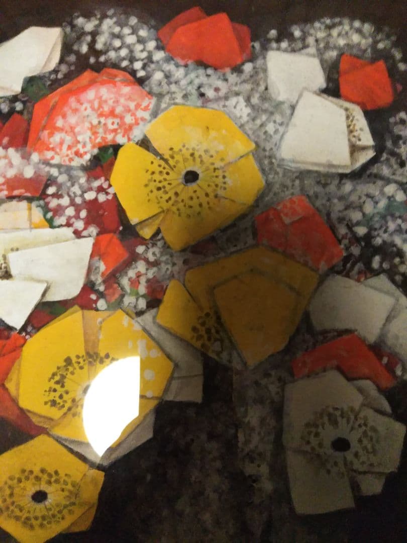 日本画⑷　花　創作画