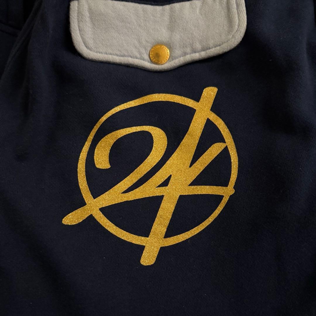 24karats セットアップ ネイビー