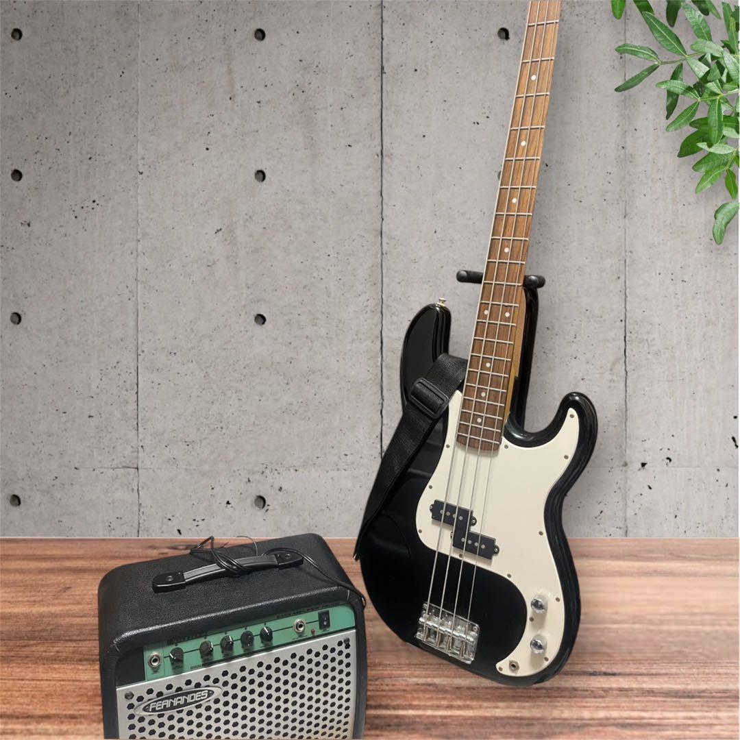 エレキベース ブラック 4弦 アンプ チューナー