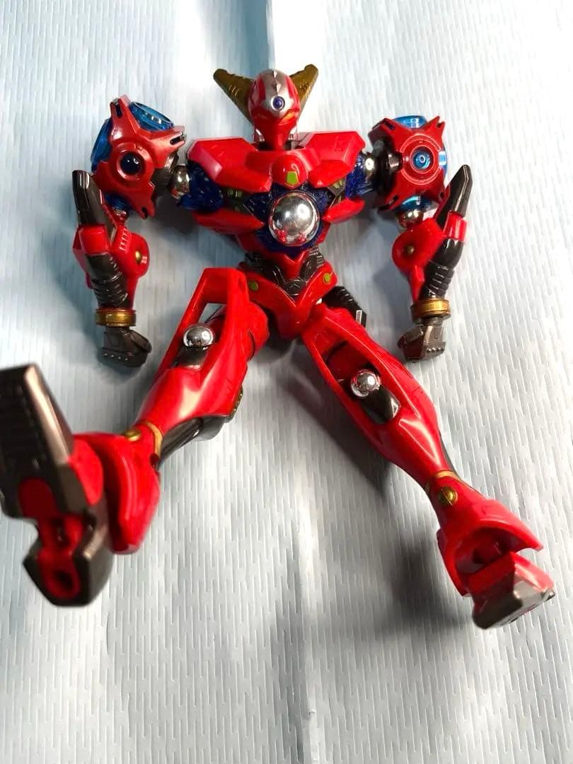 【1点物】ミクロマン（大）マグネロボ013/ロボットマンエース】4つの武器付き