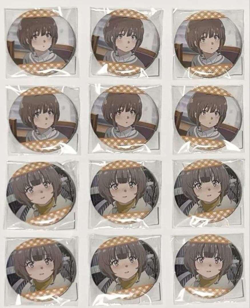 DMMスクラッチ　青春ブタ野郎　梓川花楓　缶バッジ　20個セット　青ブタ