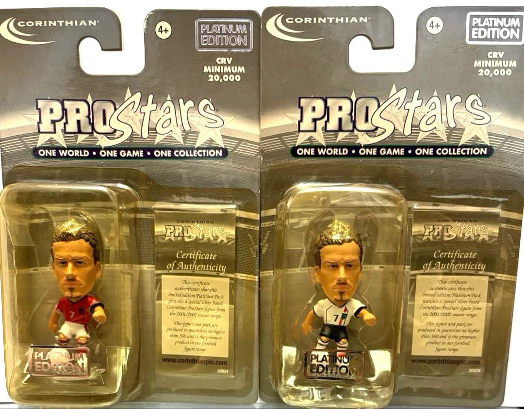 希少【コリンシアン　プラチナム 】ベッカム　イングランド　ホーム&アウェー