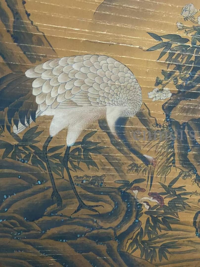 中国古美術 宋代 趙昌款 花鳥画 掛軸 絹布 肉筆 唐物 書道 国画 名家画作