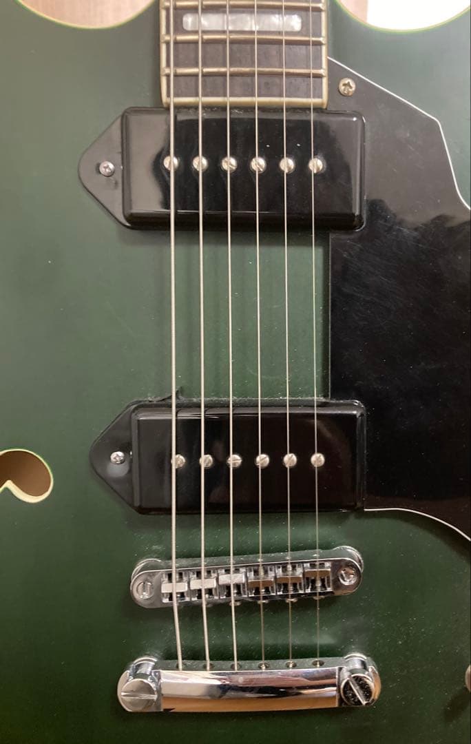 z*5様 プレイテック　SA20 Green セミアコースティックギター　グリー