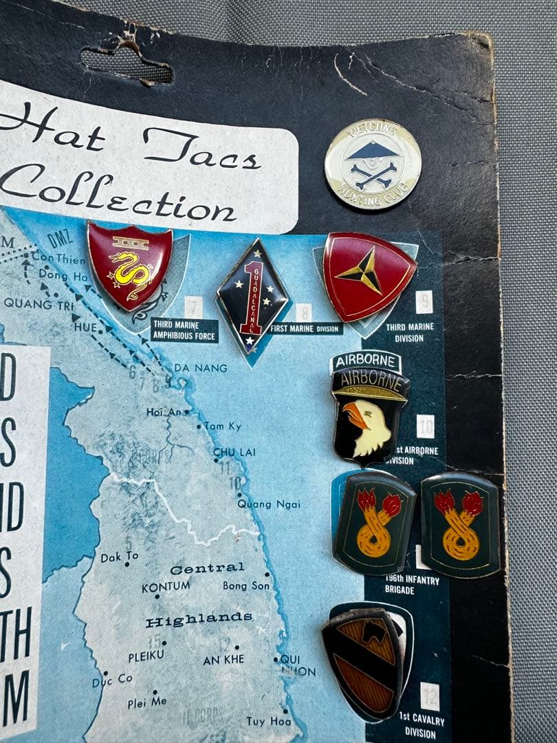 米軍　ベトナム派遣部隊　ピンバッジ