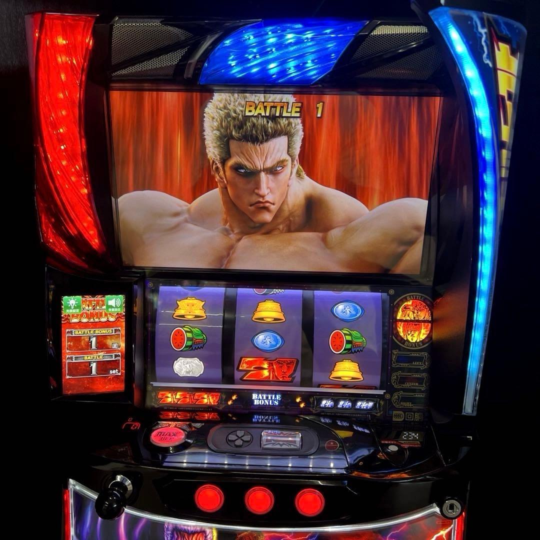 スマスロ「北斗の拳」拳王パネル　送料無料　パチスロ実機