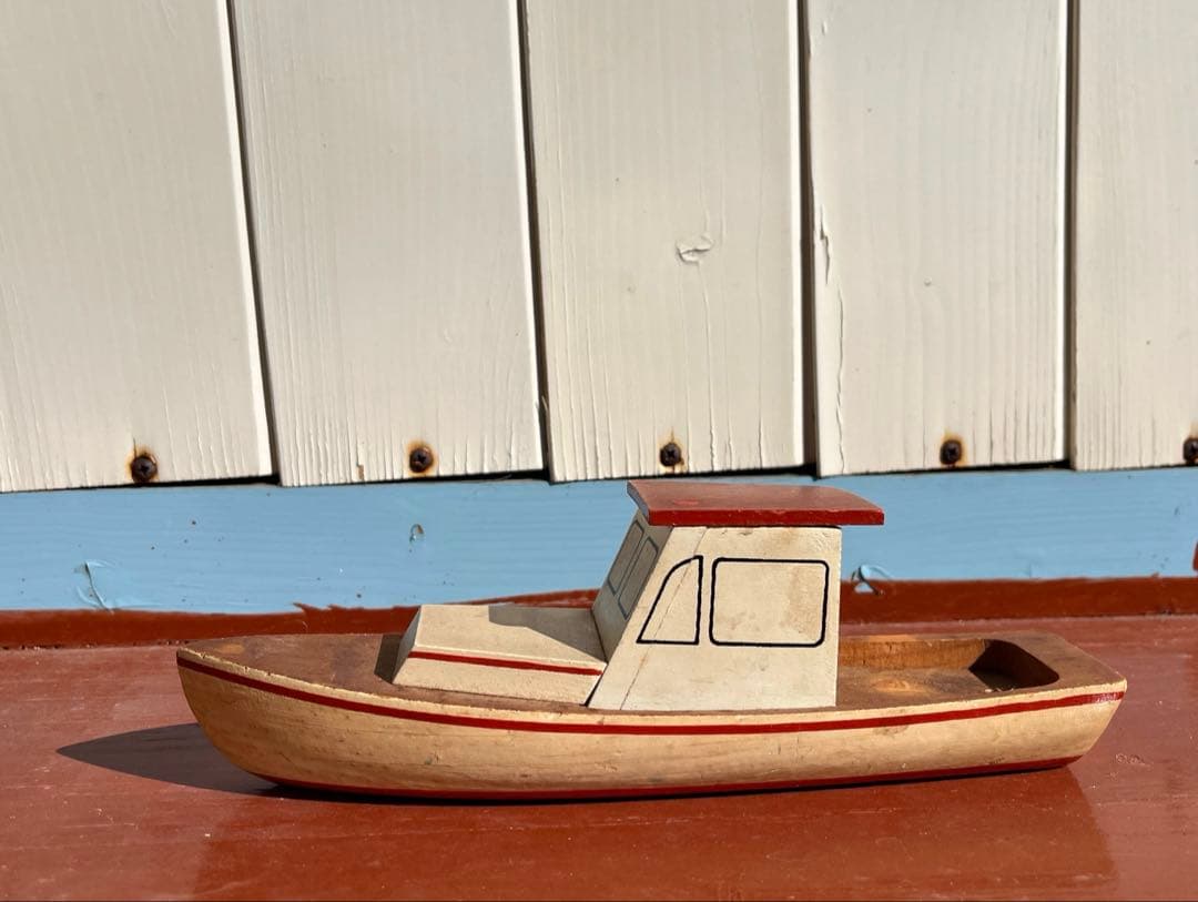 米国製飾り用木製艦