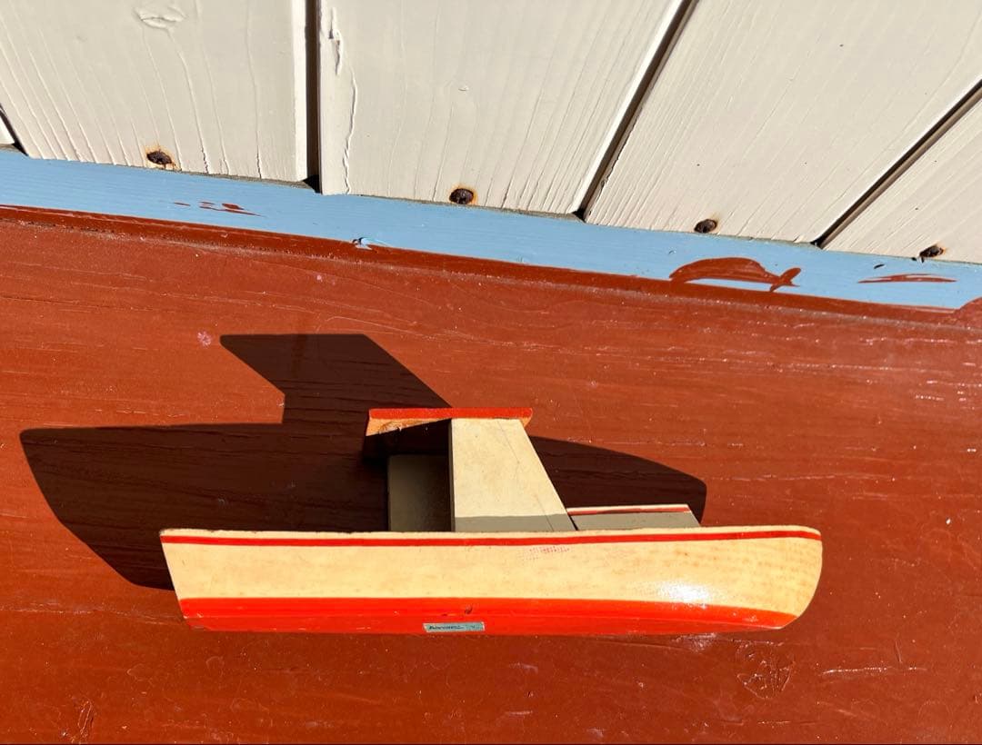 米国製飾り用木製艦