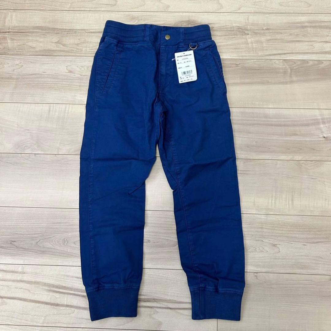 【XSサイズ】ストレッチスリムリブパンツ ネイビー XS レディース