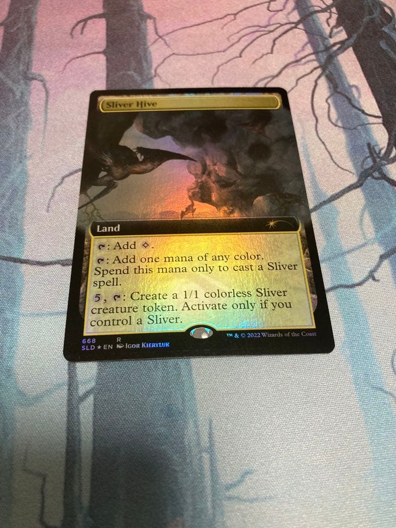 値下げ中 英語拡張Foil《スリヴァーの巣/Sliver Hive》[SLD]