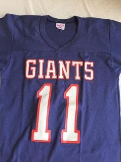 アメリカ製 NYジャイアンツ レプリカゲームシャツ Made in USA