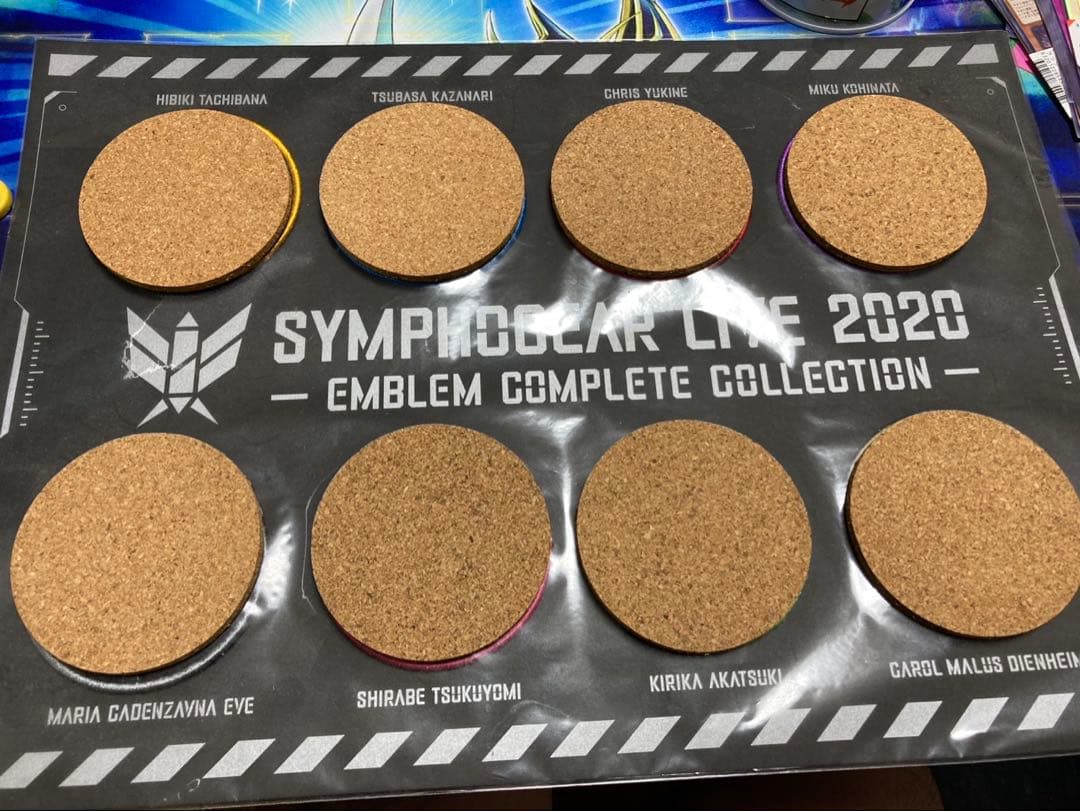 シンフォギア　コルクコースター　コンプリート
