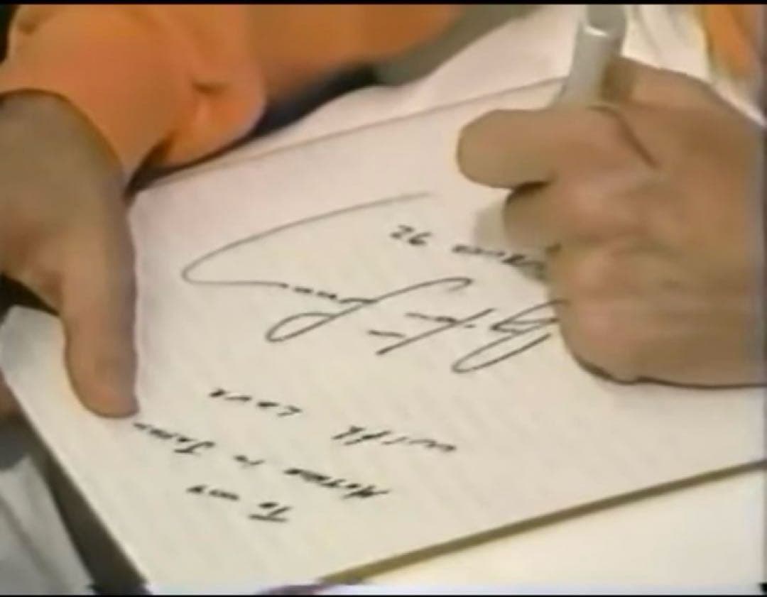 1992年第2期HONDA F1撤退メモリアル　アイルトンセナ直筆サイン入額装品