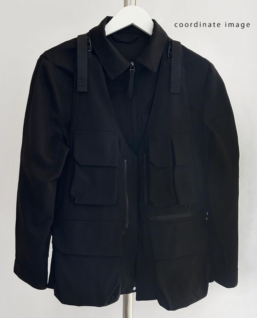 【未使用】日本製 A+TOKYO ナイロン シューティング ベスト L ブラック