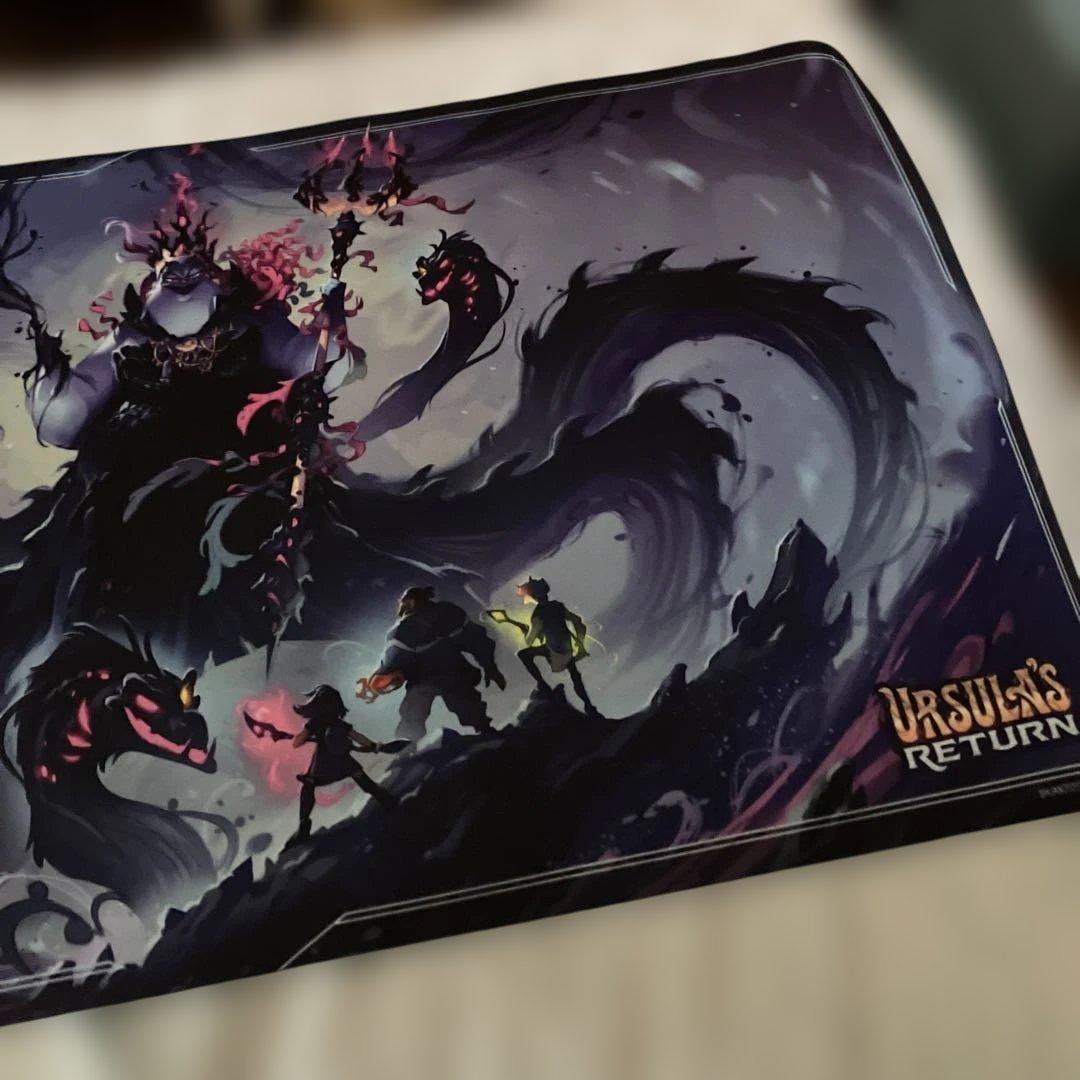 超希少 海外限定 ロルカナ アースラ チャンピオン プレイマット ディズニー