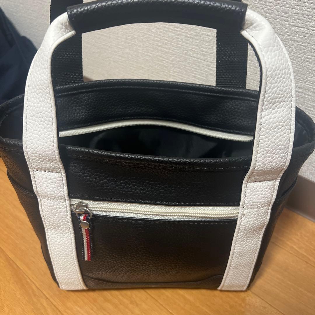   トートバッグ 黒/白