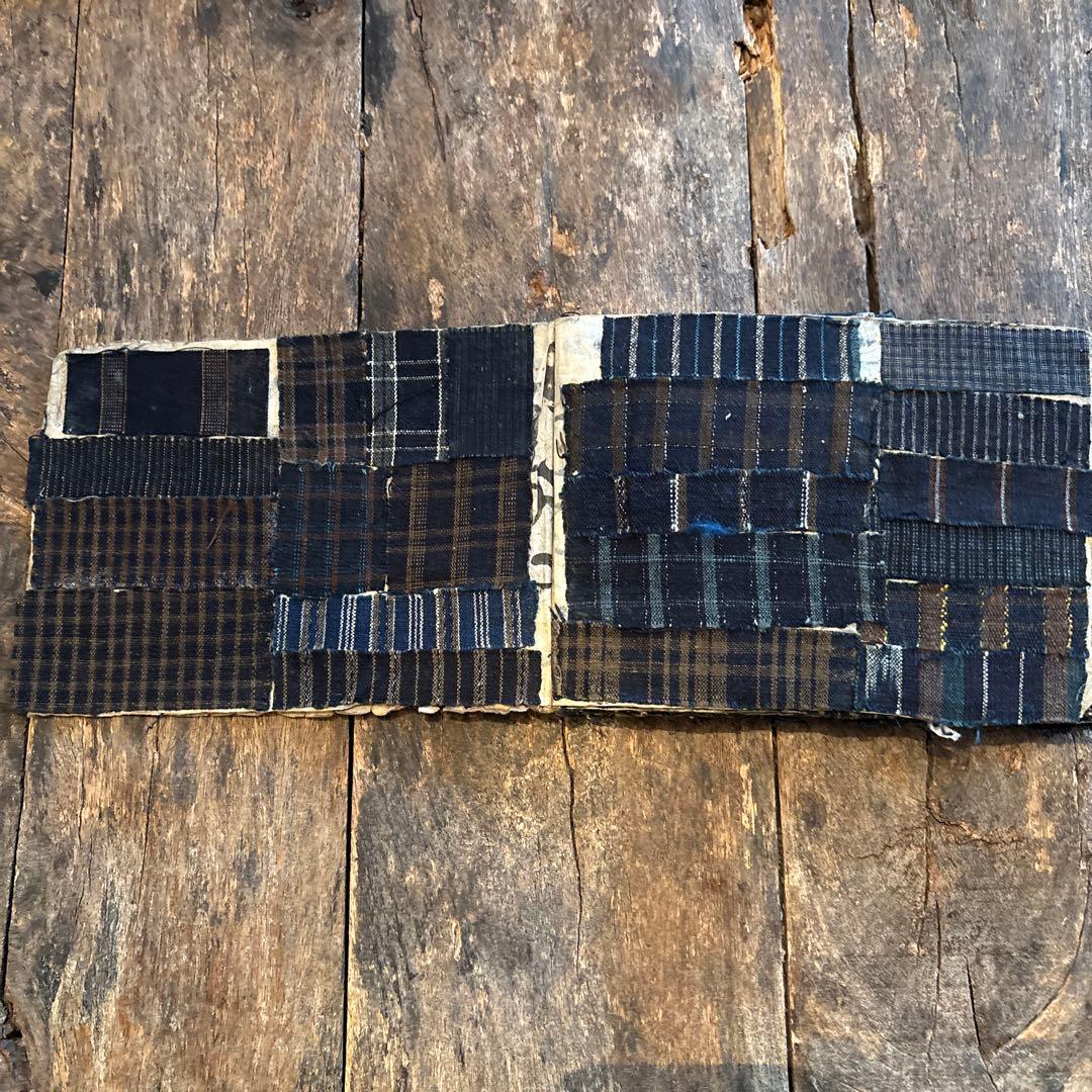 SALE⏬希少◆縞帳　古布　縞　襤褸