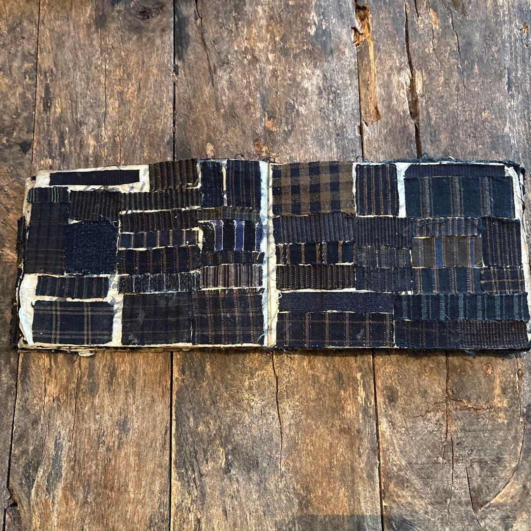 SALE⏬希少◆縞帳　古布　縞　襤褸